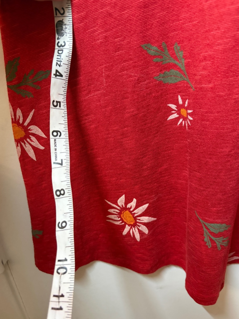 Toad & Co Rosemarie Cap Sleeve Red Floral A Line Mini Dress Size Medium - Picture 12 of 15